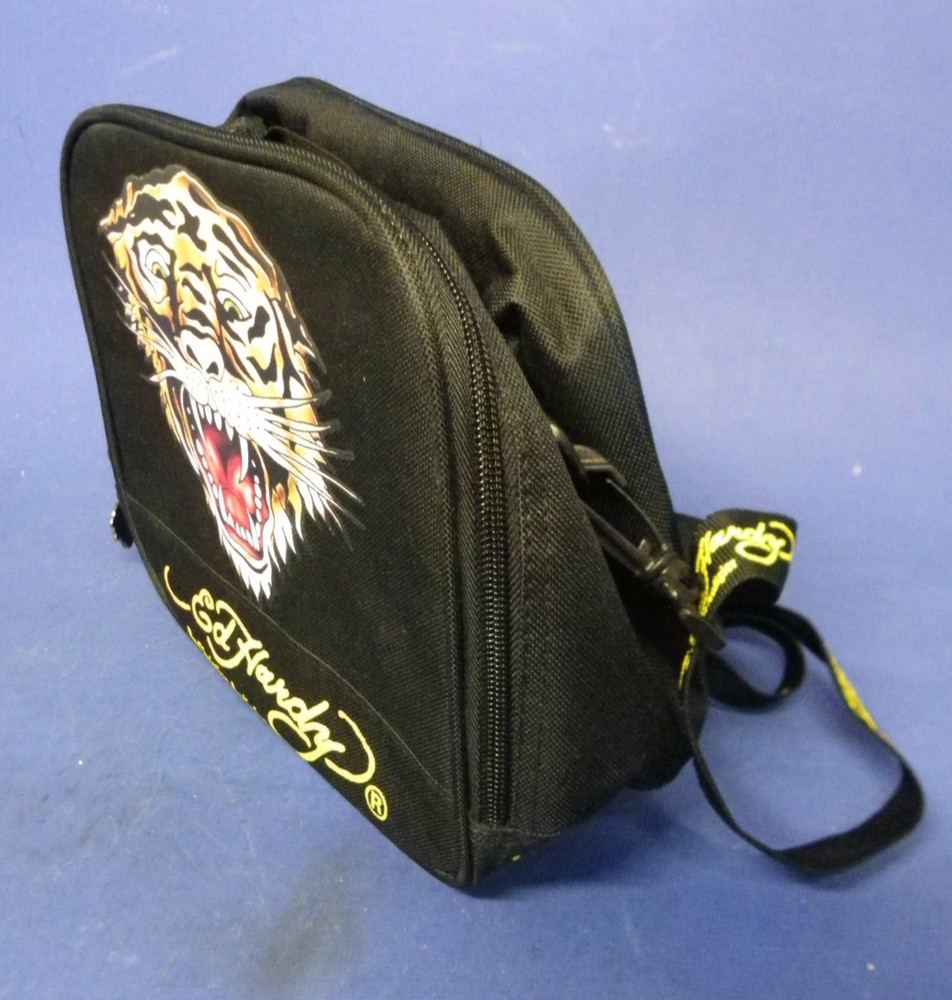 Ed Hardy Polyester/Canvas Lunchbox EVA Lining 9" x 8" x 5"