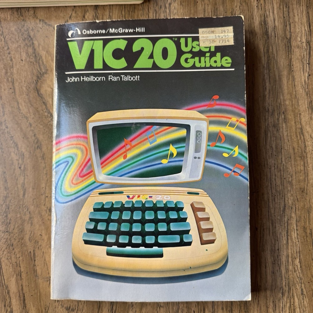 VTG Commodore VIC-20 5 Book Lot Mastering Programmer’s User Guide Compute Games