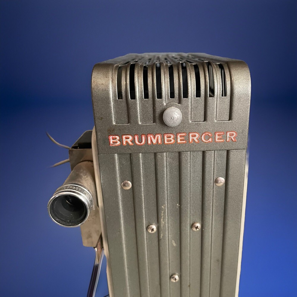 Brumberger 8mm Cine Projector Model 1503 - Powers On - Untested - Read Below