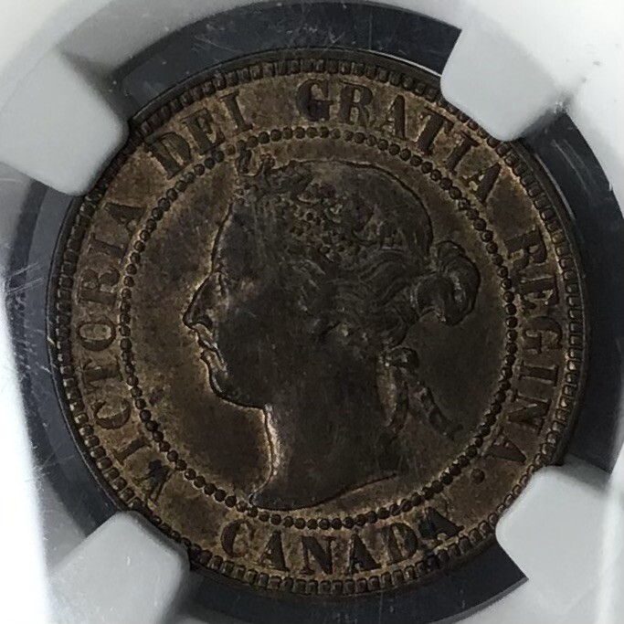 1896 Canada 1C NGC MS62 RB #