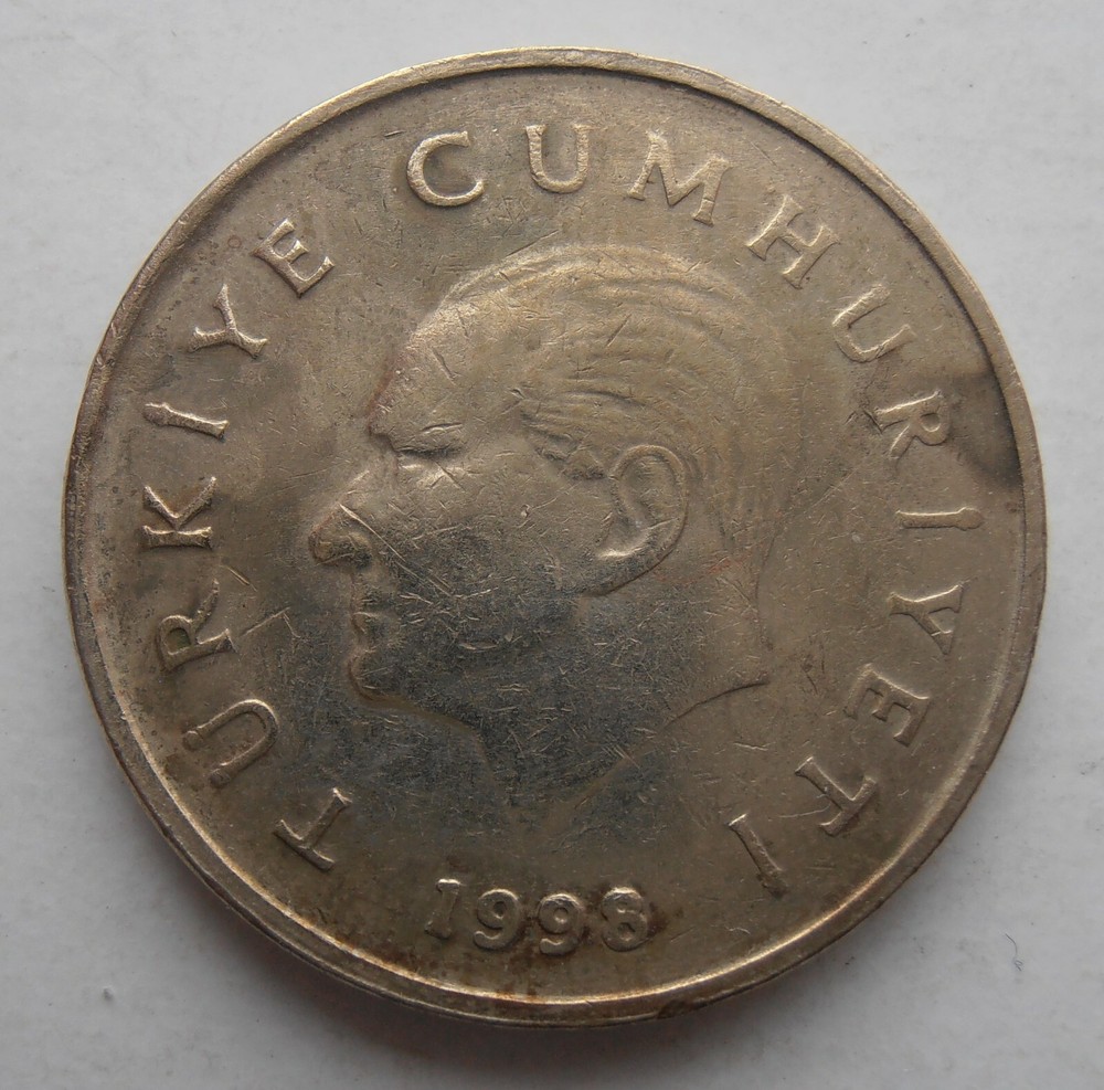 TURKEY 50 LIRA 1998