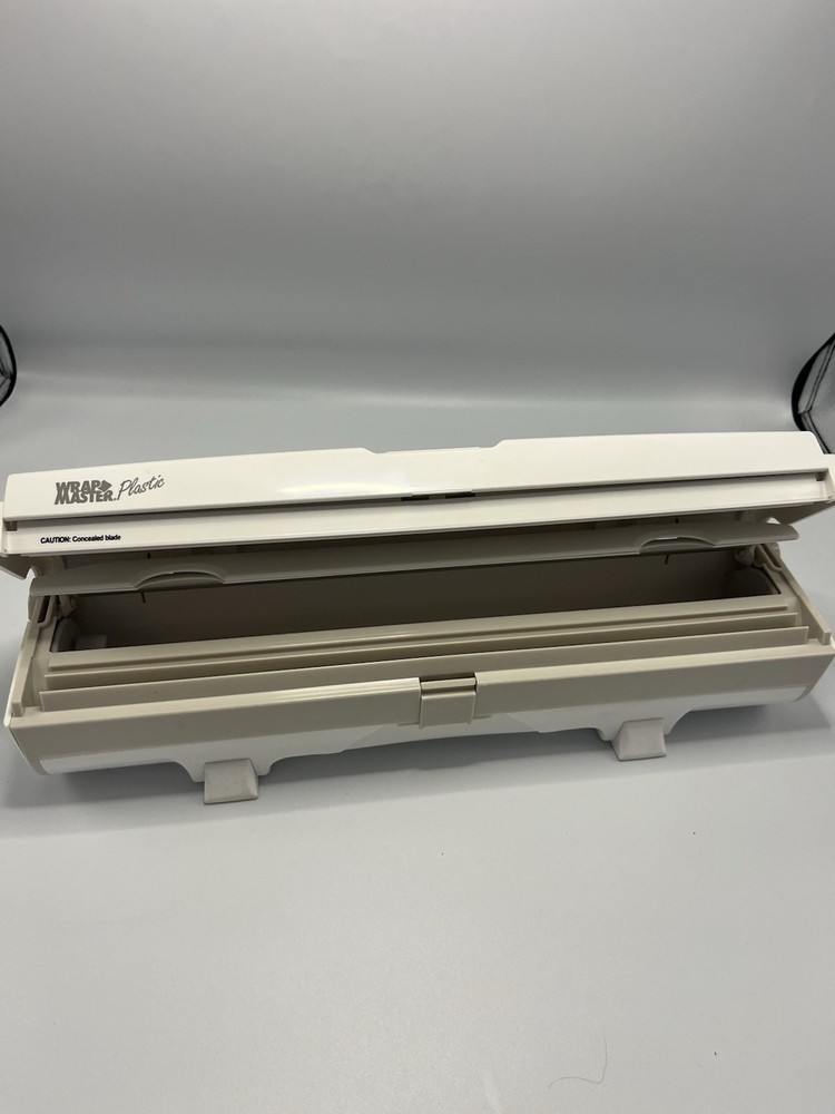 Wrapmaster WM 1500 Plastic Dispenser Cutter Wrap Master White kitchen