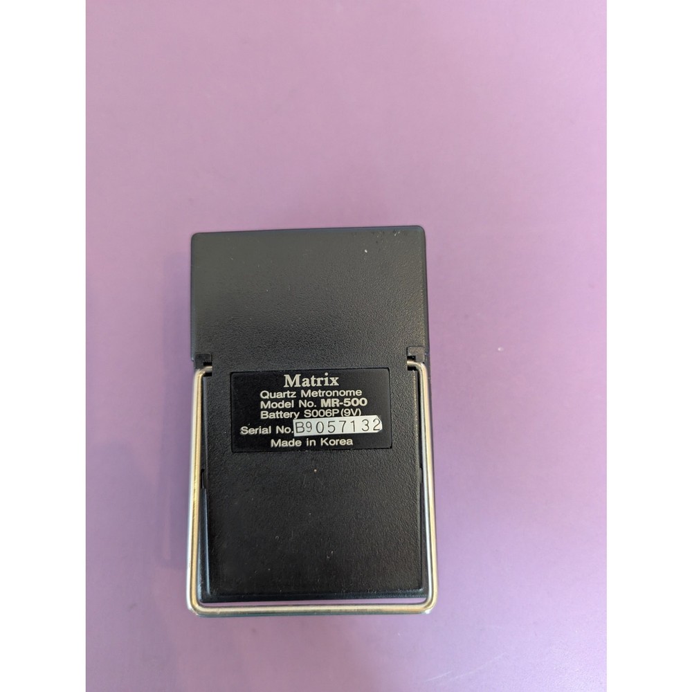 Matrix MR-500 Quartz Metronome. Tested. Great condition.