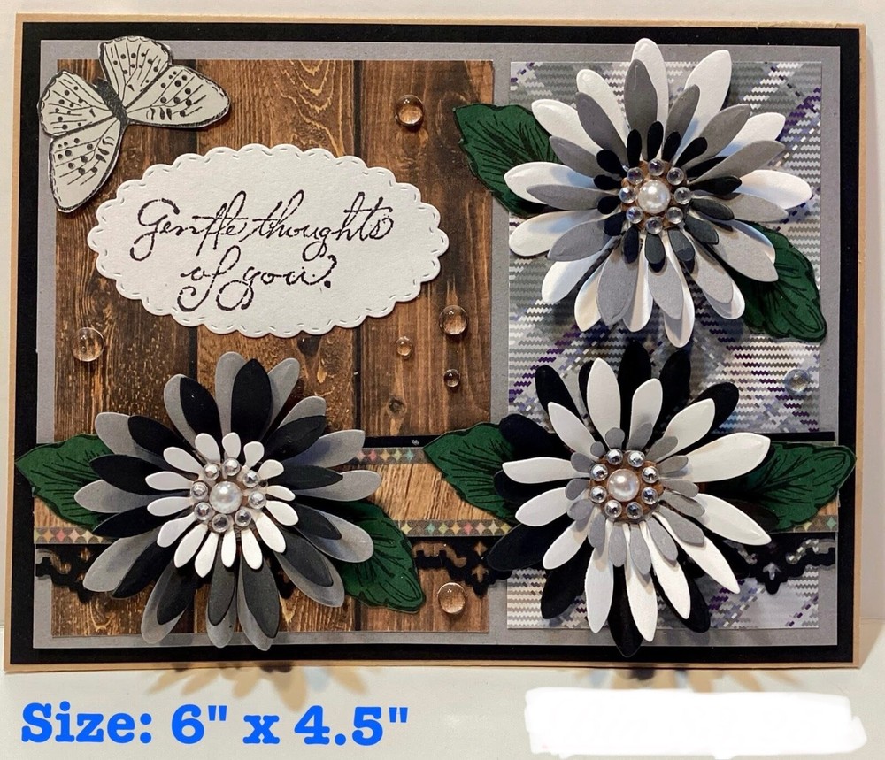 Handmade 2D Greeting Blank Card with envelope ~ more options