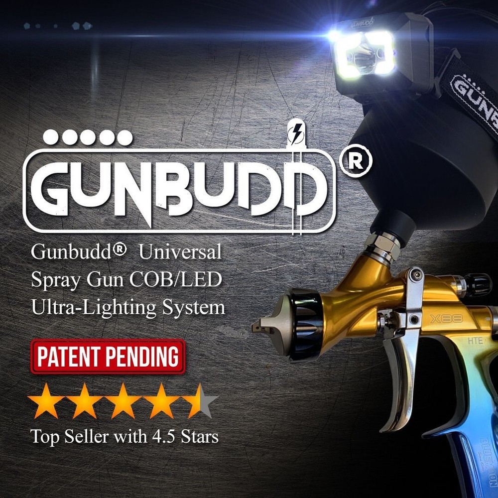 Atom X88 Infinity Spray Gun 1.3 And 1.4mm Tip Combo Gravity Feed, Pro Auto Tool!