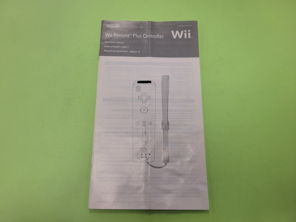 Wii remote Controller Nintendo Wii MANUAL ONLY Authentic Booklet