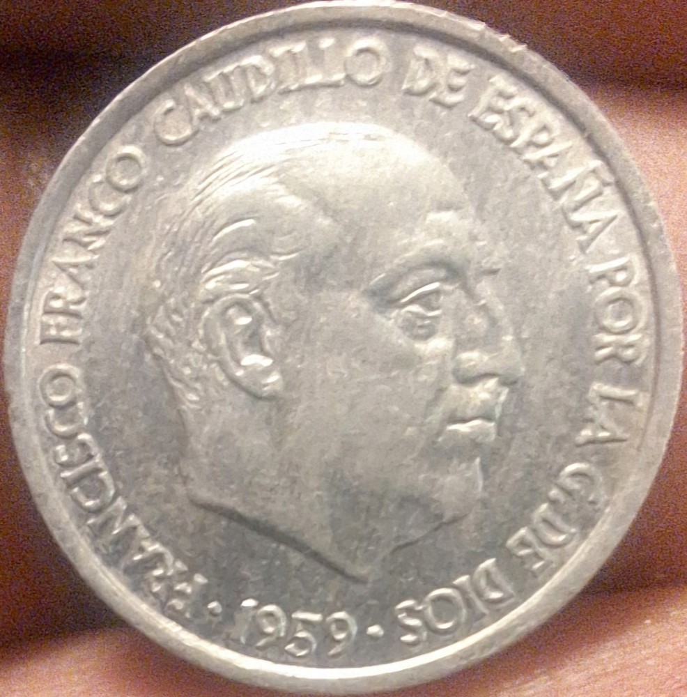 Spain 10 Centimos 1959 UNC
