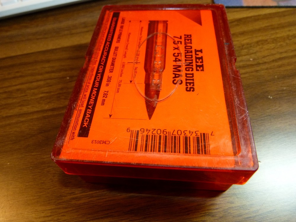 Lee Reloading Dies 7.5x54 MAS 90246