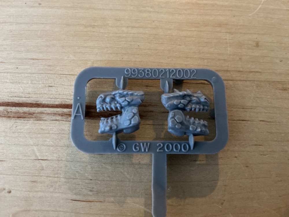 Warhammer 40k Chaos Space Marine Muzzle Decor Bits (2000) (K)