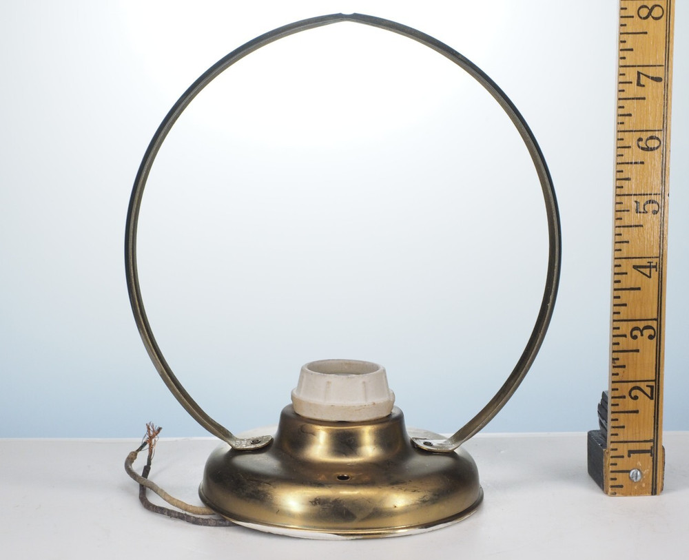 Vintage antique electric light fixture ceiling hall