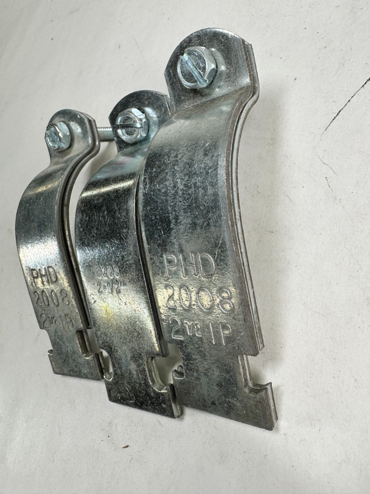 (3-PACK) 2-1/2" IPS Strut Clamp, Plated