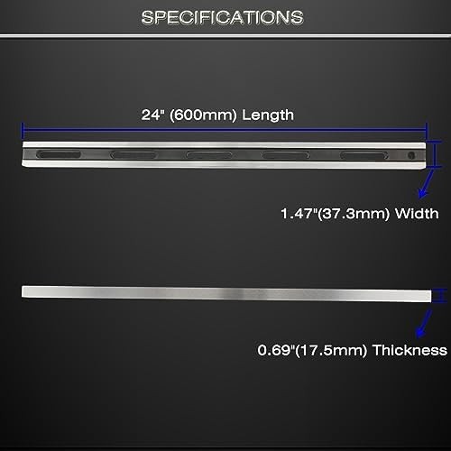 Precision steel straight edge tool for engine blocks