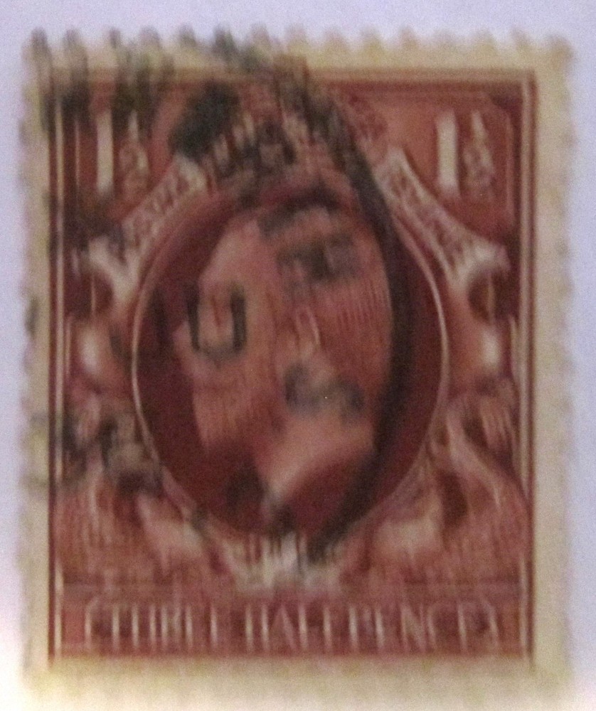 King George V 1½d Brown