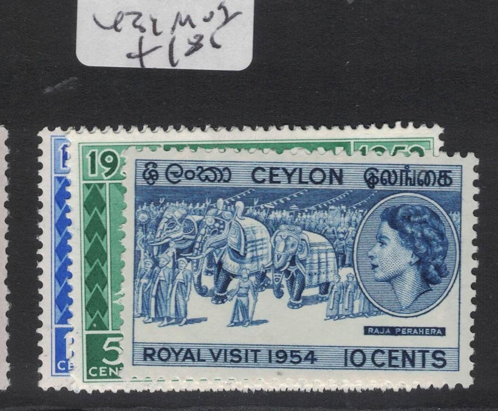 Ceylon SG 431-2, 434 MOG (1fgt)