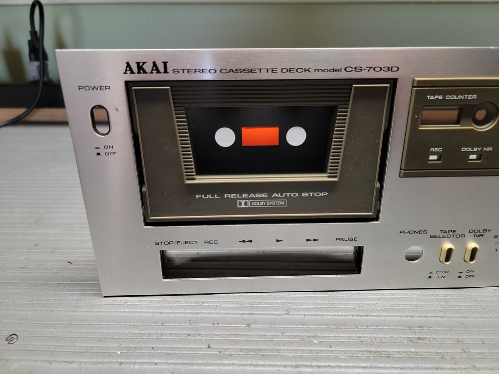 Akai Cs-703d Cassette Deck Face Plate