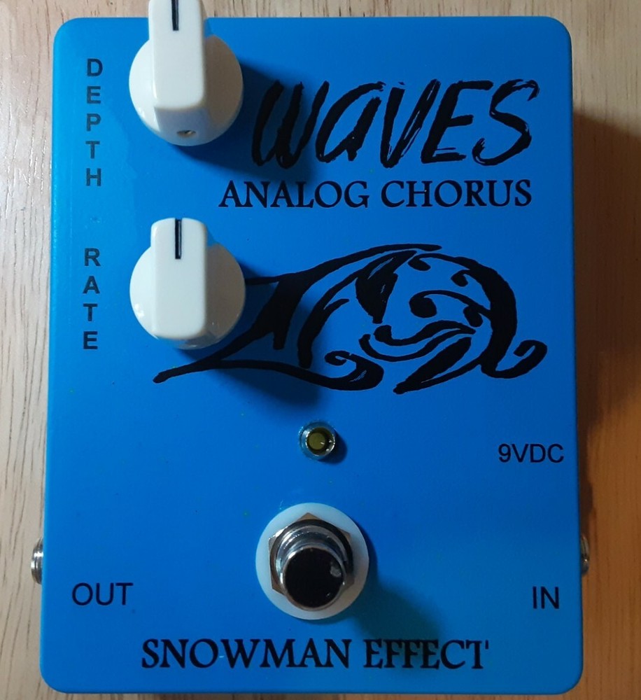 Boutique Analog Chorus Pedal Waves from Snowman Effect