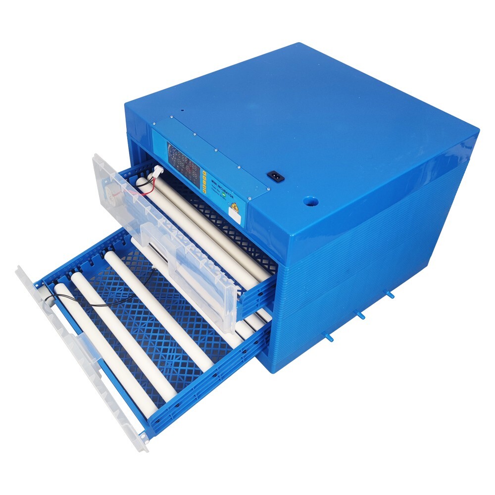 Egg Bird Incubator Automatic 128 Egg Turning Poultry Hatcher Breeder Drawer Type