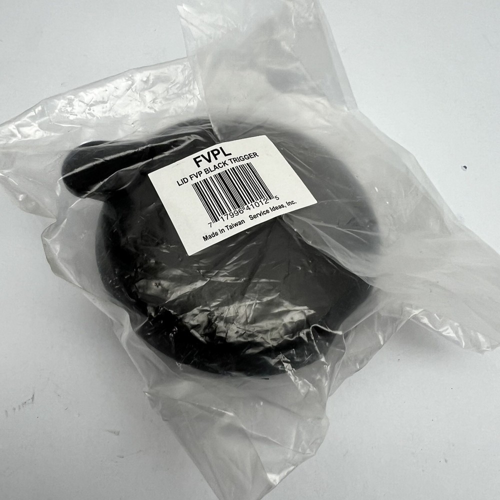 BLACK PUSH BUTTON LID