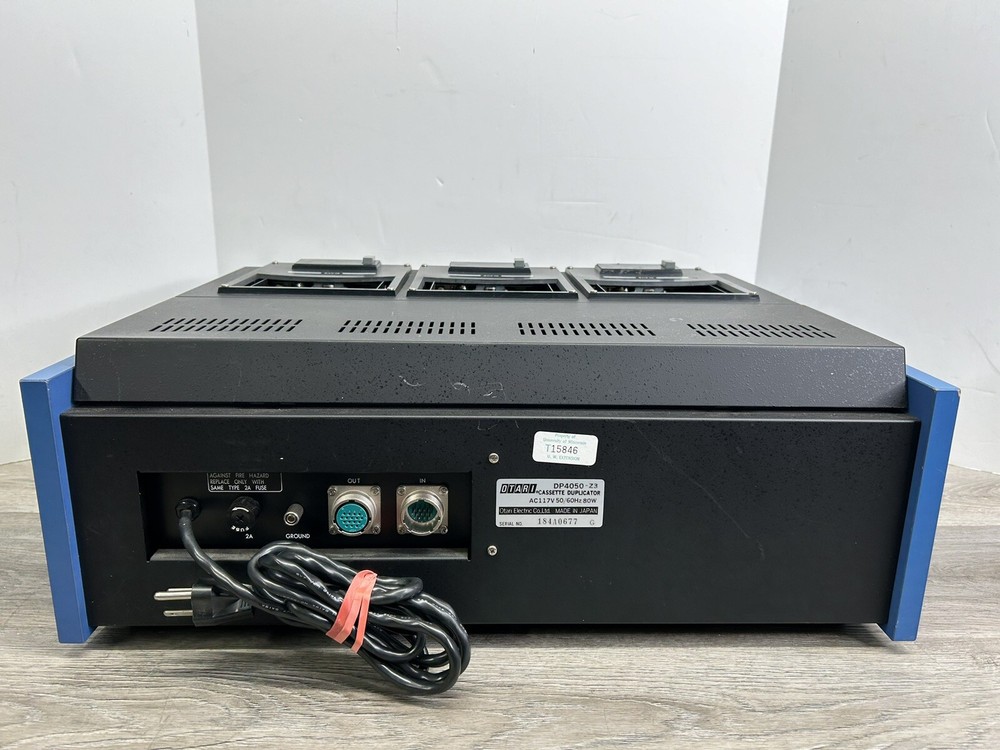Otari DP4050-Z3 3 Deck Cassette Duplicator *For Parts*