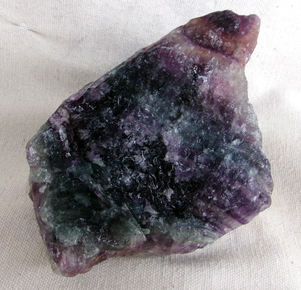 Rainbow Fluorite Rough 3.13 Lbs. from Brazil