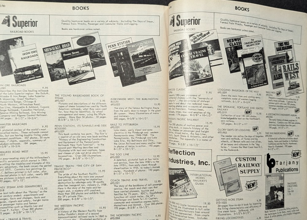 ***VINTAGE 1981 WALTHER'S HO SCALE MODEL TRAIN CATALOG & REFERENCE MANUAL***