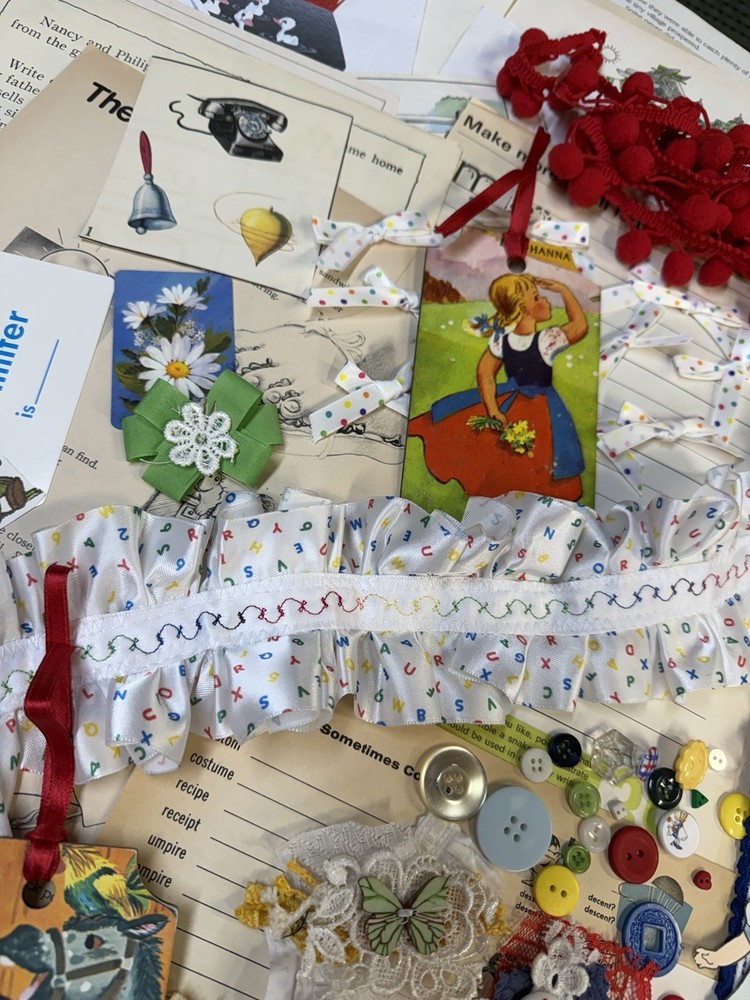 Vintage Childrens Junk Journal Kit