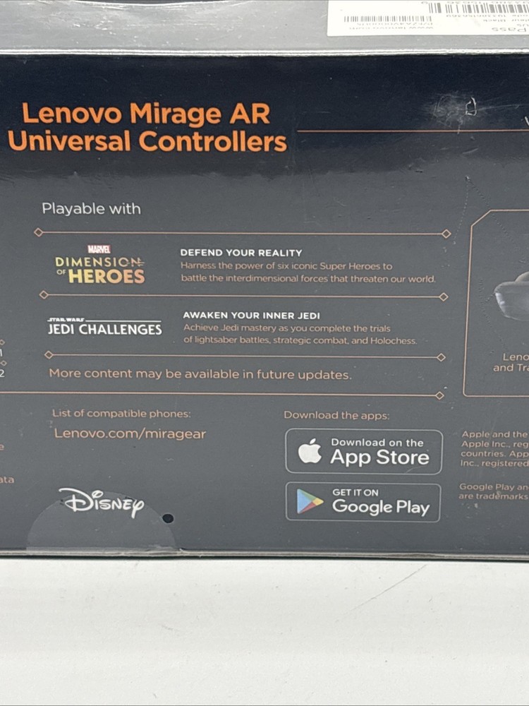 New Sealed Lenovo mirage AR universal controllers