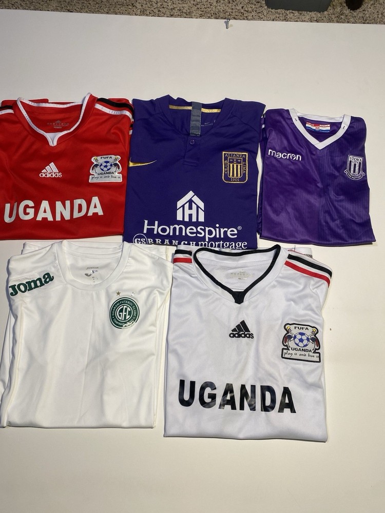 Lot Of 5 Soccer Jerseys Multiple Sizes