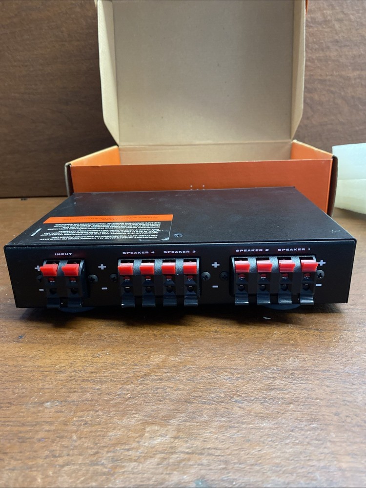 MODERNO ~ 4 - ZONE SPEAKER SELECTOR SWITCH ~ MODEL # MS-4