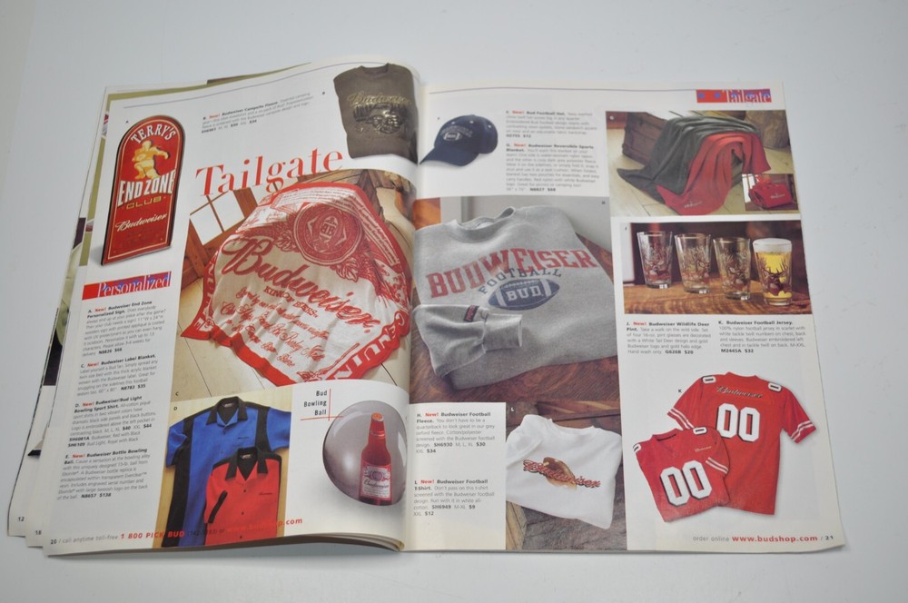 Budweiser Genuine Collection Gift Catalog - Fall 2000