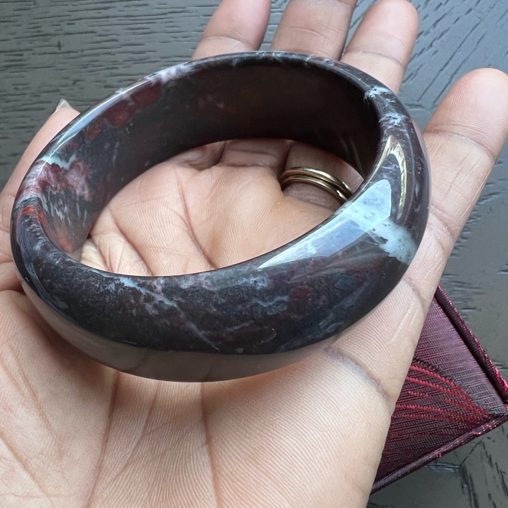 Chicken blood soft bangle 60mm