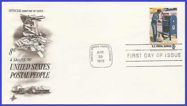 USA3 #1490 U/A ARTCRAFT FDC   Mail Pickup
