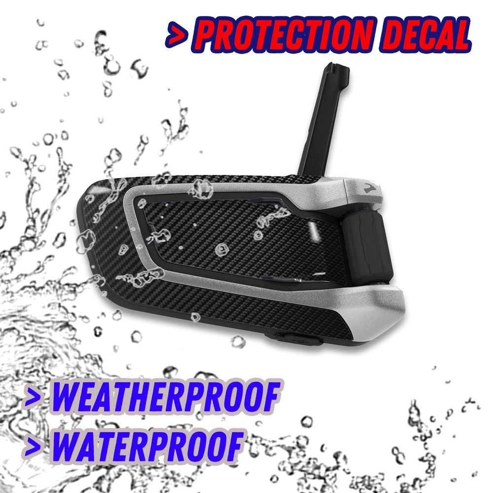 For Cardo Packtalk BOLD Protective Wrap Sticker Cover Abstract Triangle