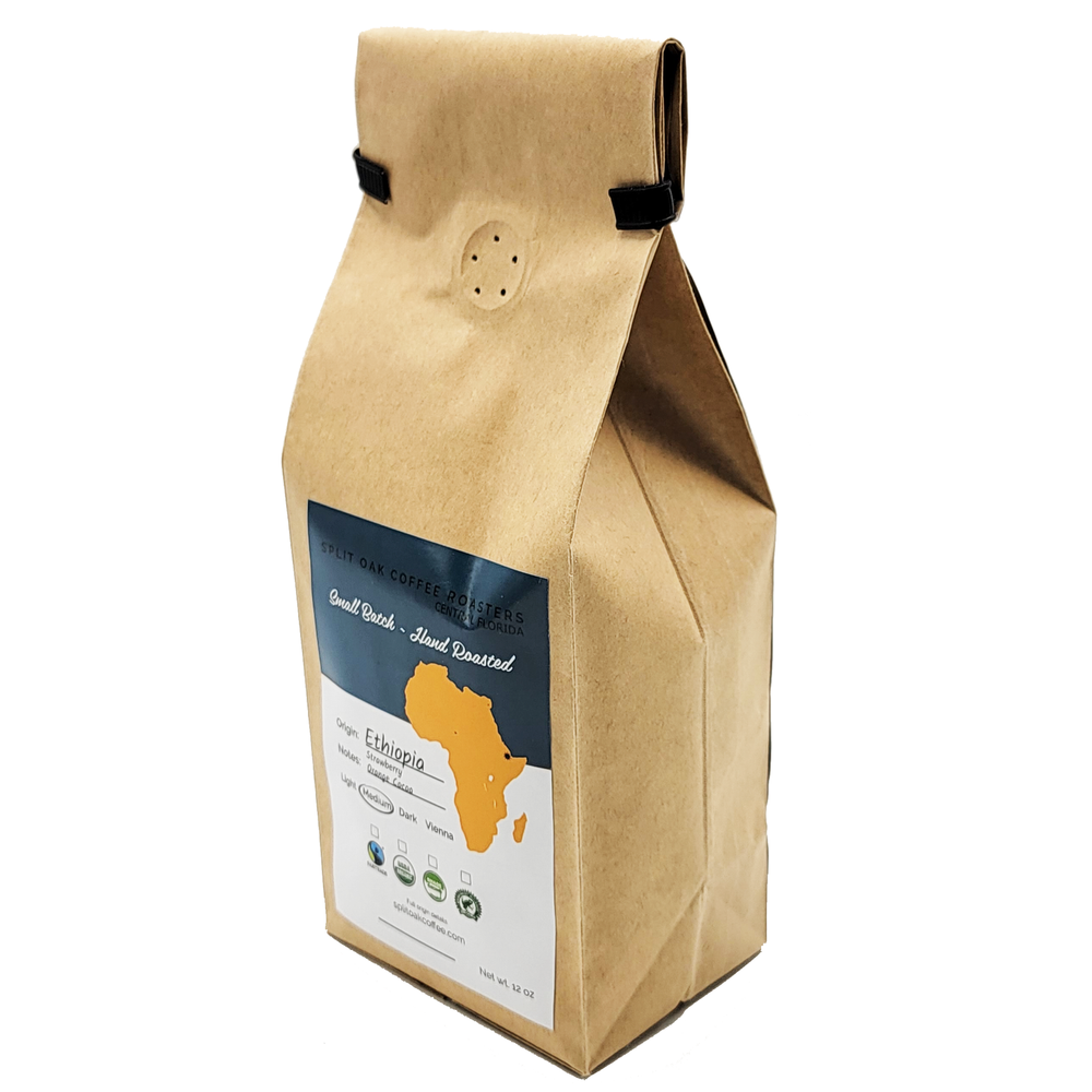 Organic Ethiopia Whole Bean 12oz - Medium Roast