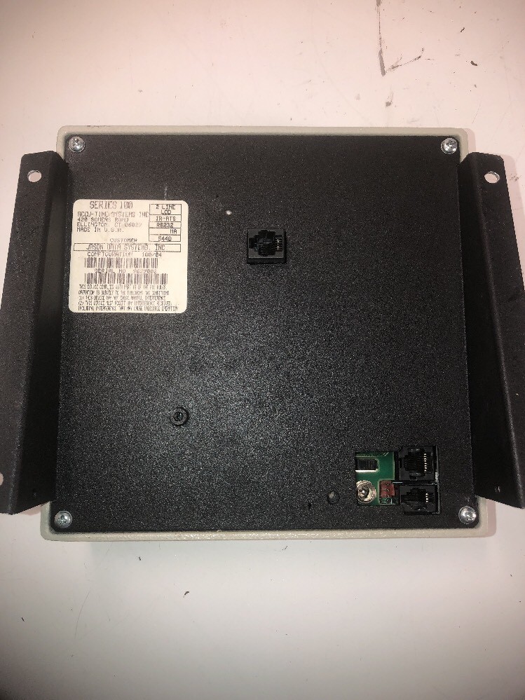 ATS ACCU TIME SYSTEMS SERIES 100