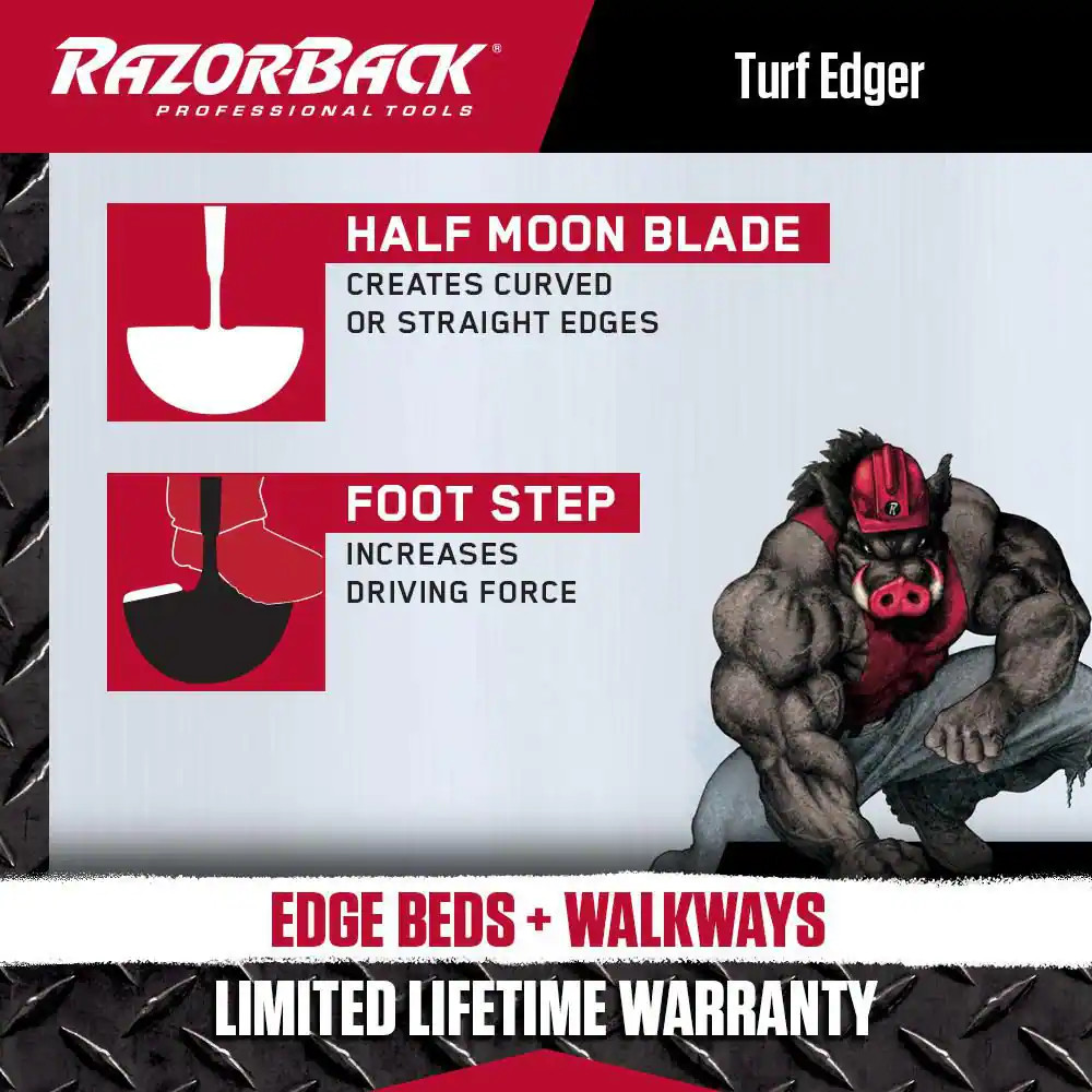 48 In. Wood Handle Turf Edger