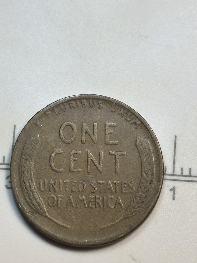1946 D Lincoln Wheat Cent Multiple Errors -RPM- Doubling on 9 Weak Strike - F -