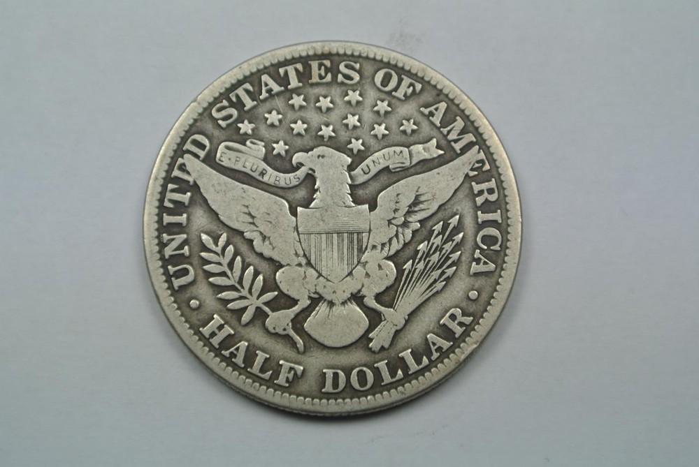 Key Date 1915 Barber Half Dollar, VG Condition - C2473