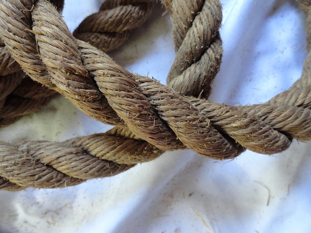 16 Feet 1 " Barn Rope Hemp Farm Primitive 1 pc