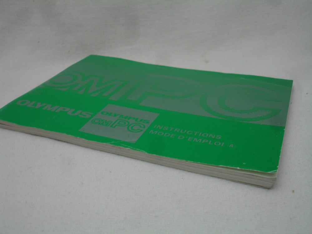 OLYMPUS OMPC Instruction Manual. English Edition ( OM PC )