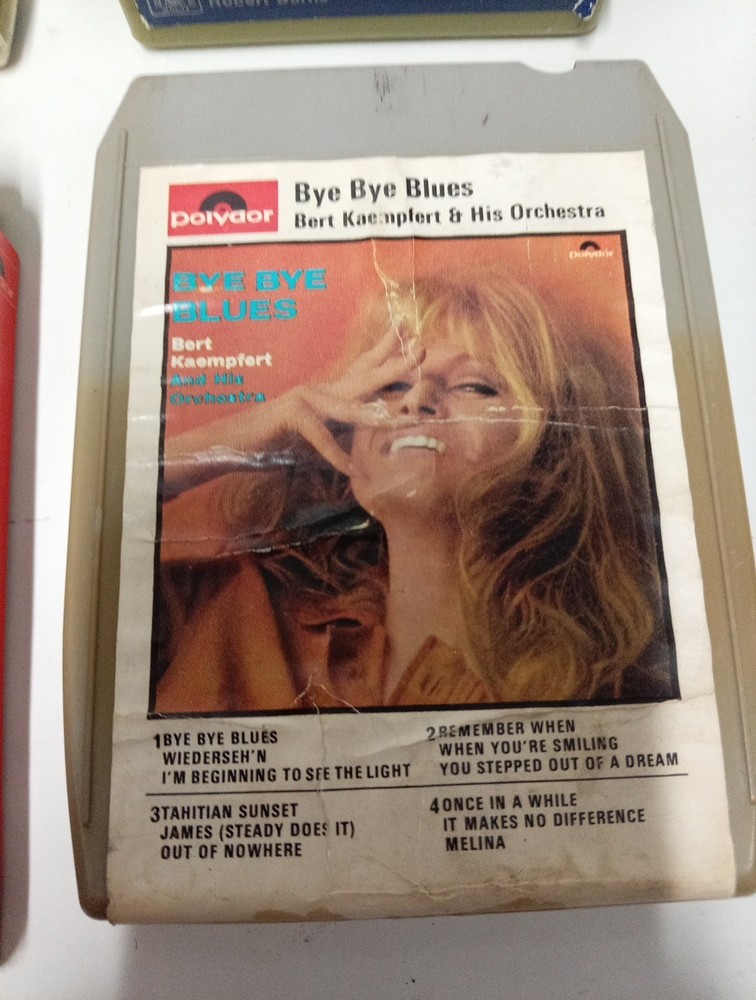 8 track tapes joblot Untested