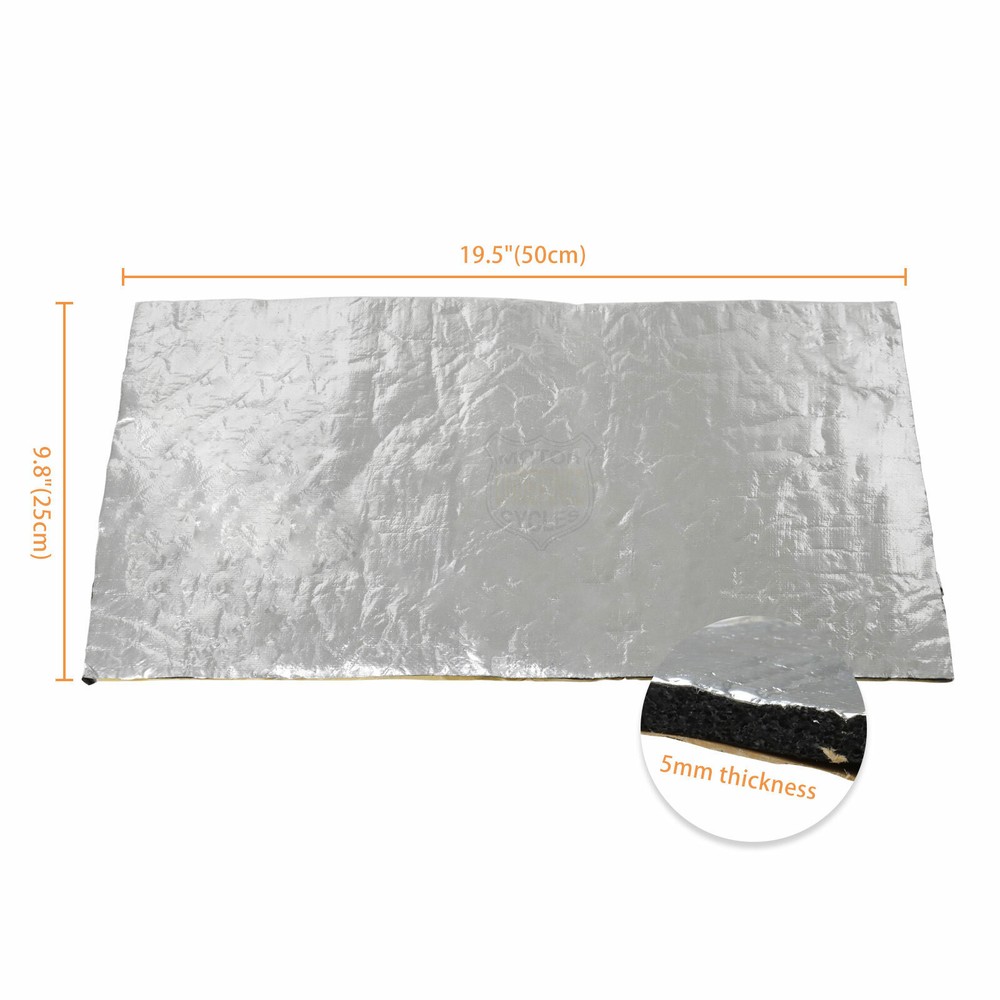 Motorcycle Fairing Professional 2PCS Heat Shield Self Adhesive Sheet Protector