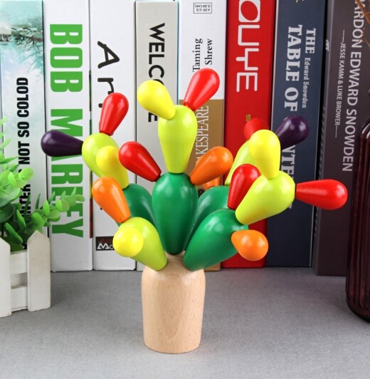 Cactus fruit tree disassembly assembly building blocks for children's puzzle toy