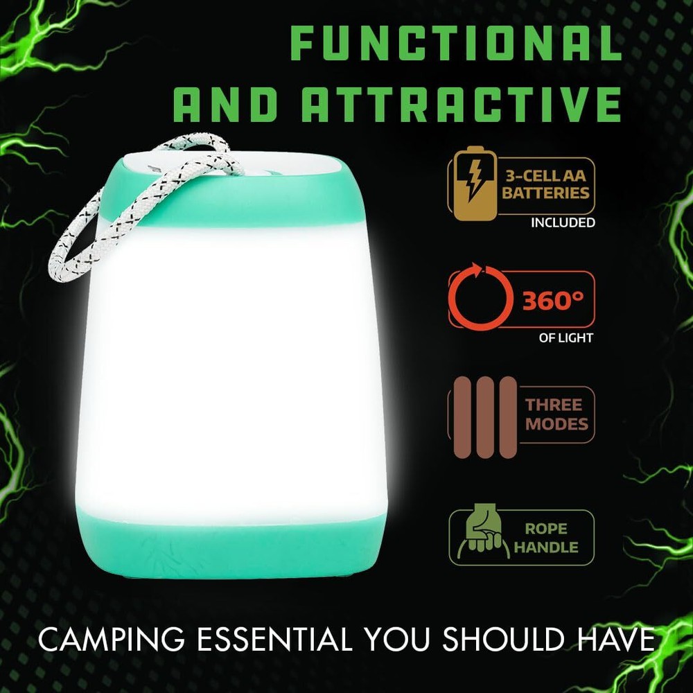 24259 Square Mini Lantern With Rope Handle