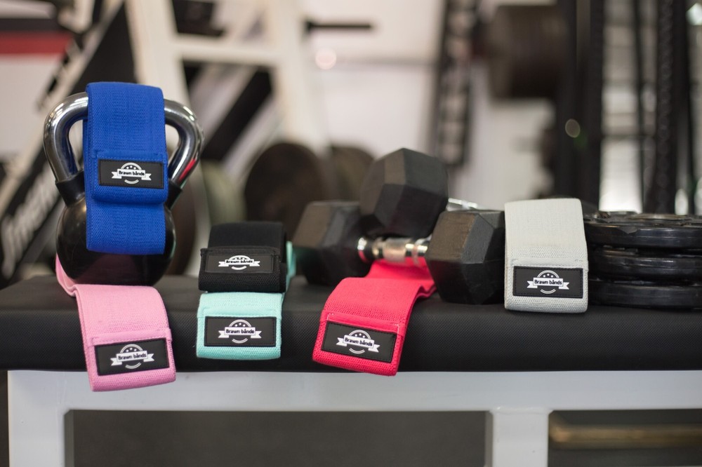 Lower Body Bands - Set includes Light, Medium, Heavy Resistance Bands w/Mesh Bag