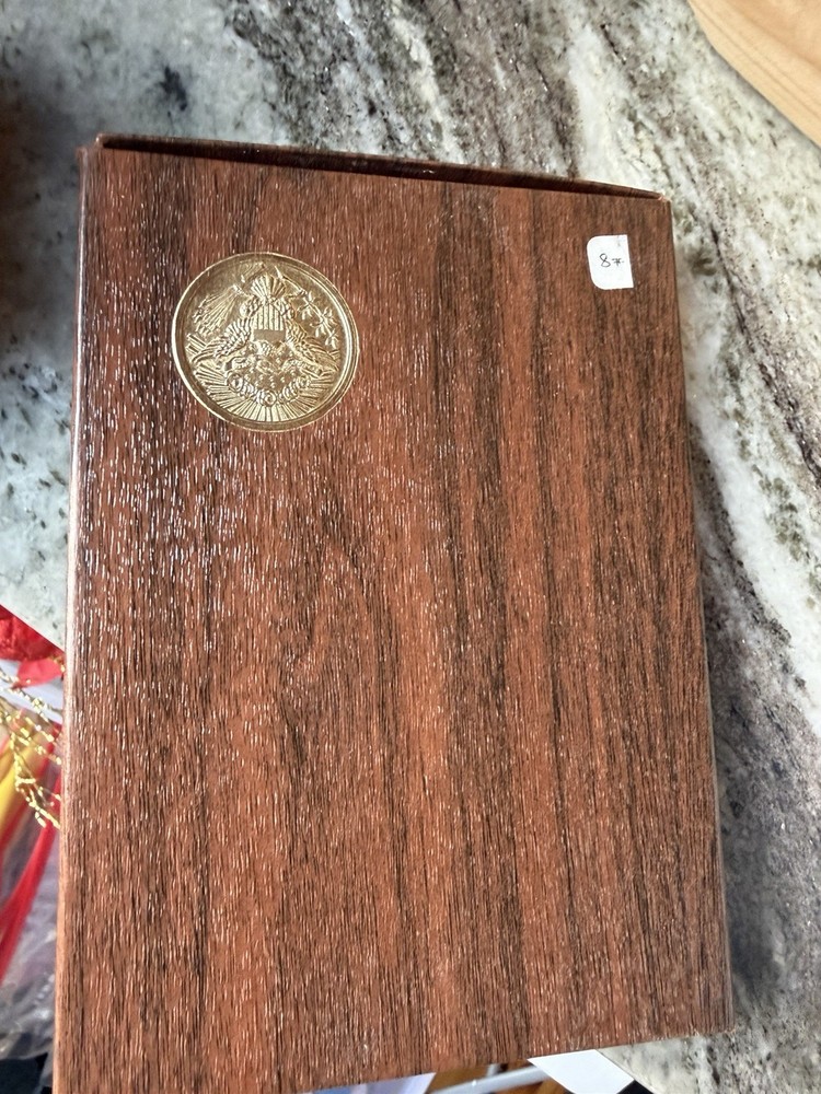 1971-S Eisenhower Proof Silver Dollar in Mint Issue Brown box