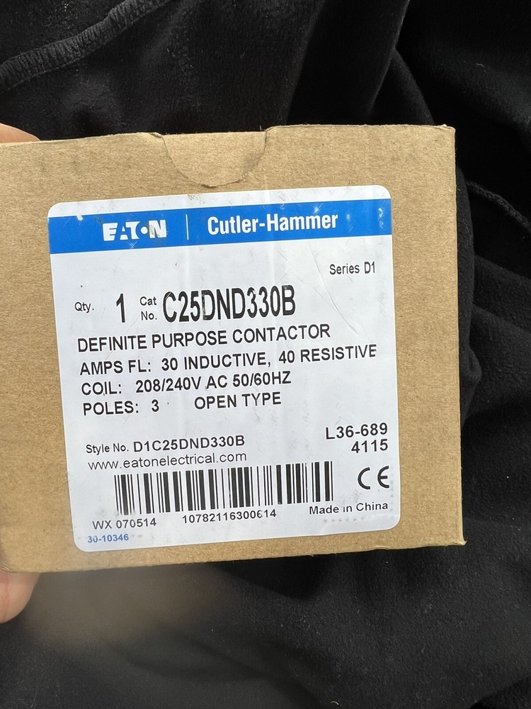 EATON CUTLER HAMMER C25DNF330B