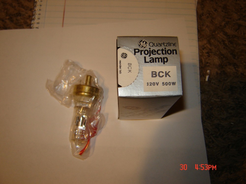 BCK Photo Projection LIGHT BULB Studio LAMP Projector  1 NEW BCK Bulb