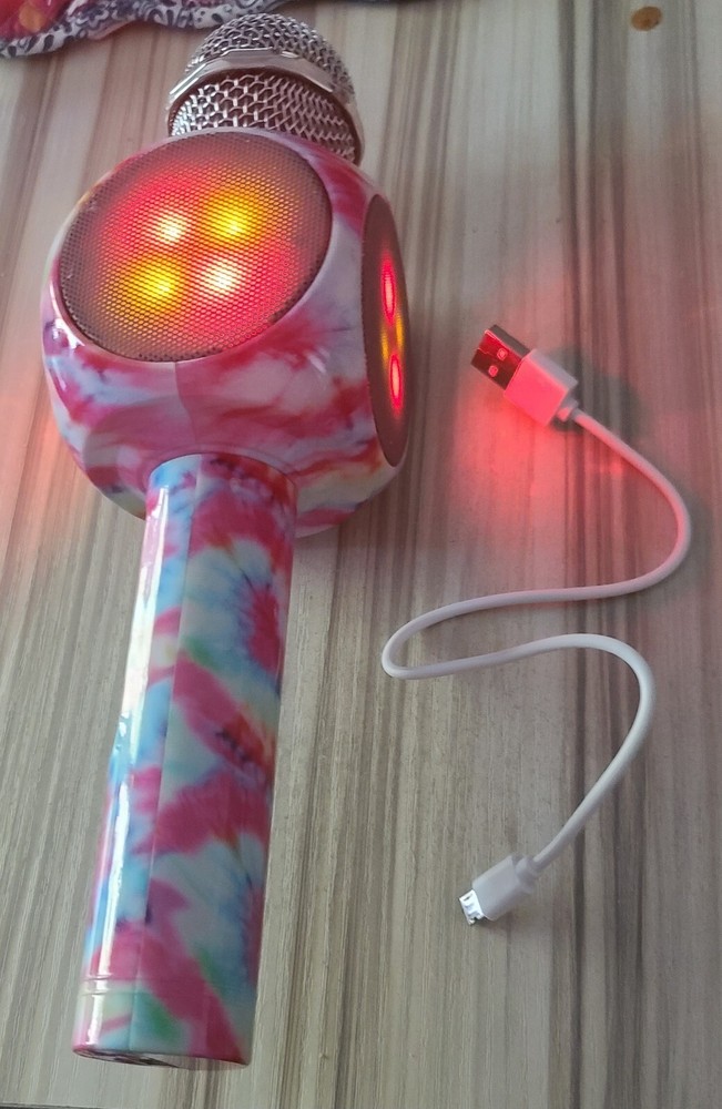 Tie-Dye Karaoke Microphone