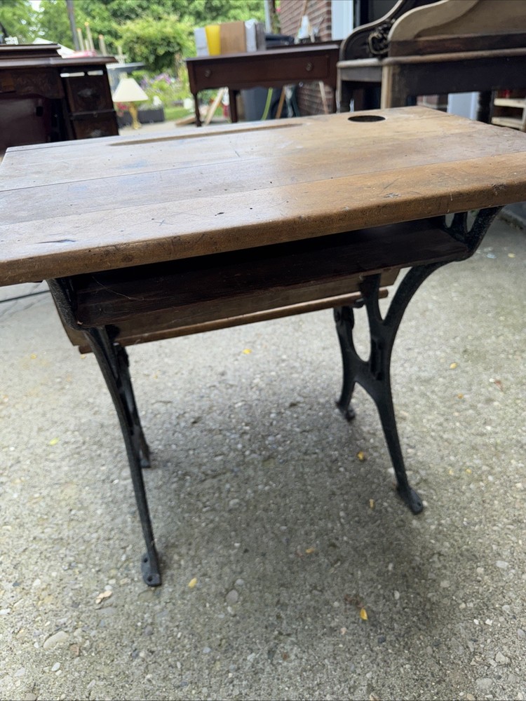 Antique School Desk